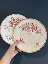 2 Assiettes Plates Terre de