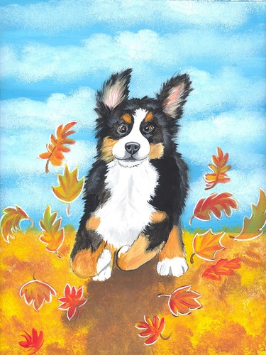 Stampa cane montagna - cane,