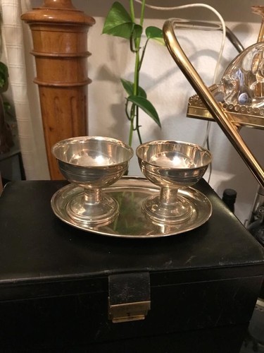 Elegante vassoio art deco con