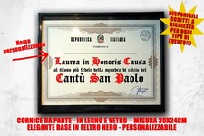 Laurea personalizzata quadro tifoso calcio squadra cantù san paolo