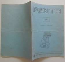 PENTA 550 MANUALE ISTRUZIONE
