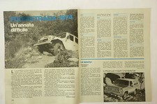 *ARTICOLO FUORISTRADA TOYOTA . CHEVROLET BLAZER -  1974