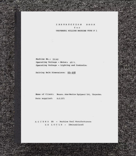 949 manuale istruzioni - manuale,