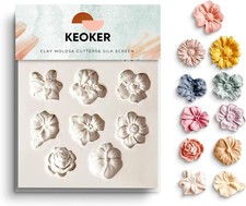 Keoker flower polymer - flower, clay