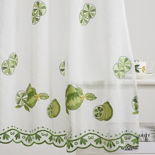 Tenda corta vintage ricamata