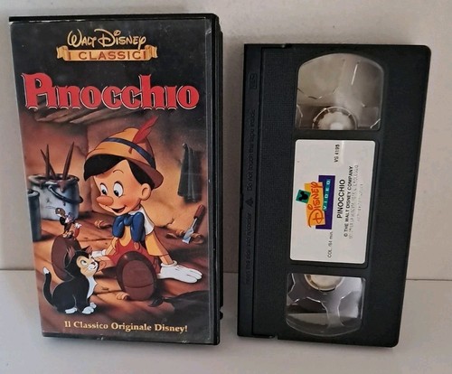 Pinocchio film vhs - film,