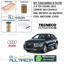 KIT TAGLIANDO 4 FILTRI AUDI Q3