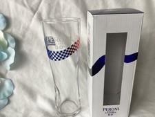 PERONI Nastro Azzurro Half 1/2 Pint Glass . New and boxed