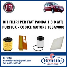KIT 4 FILTRI TAGLIANDO FIAT