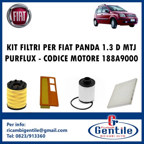 Kit filtri tagliando fiat - filtri,