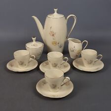 Servizio Da Tè Porcellana Tirschenreuth Bavaria Z&Co Bianco Oro A Fiori Vintage