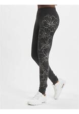 DNGRS Dangerous Marmorizzate 617_Leggings Donna Sportivi Cotone Stampa a Fiori