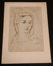 Silvio Consadori "La Vergine" - viaggiata 1951