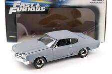 1:18 Johnny Lightning 1970 Chevrolet Chevelle SS Coupé grigio Fast & Furious