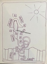 Jean-Joseph SANFOURCHE,  peintre, poète, dessinateur et sculpteur français