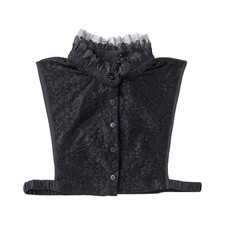 1Pc Moda Donna Colletto falso in chiffon con colletto staccabile tipo girocollo