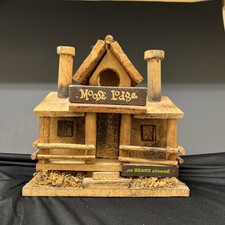 Casetta alce capanna di tronchi arte popolare caccia campeggio arredamento rustico