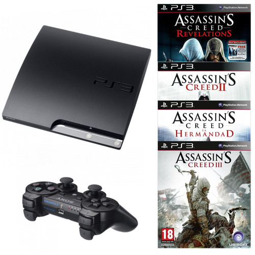 Pack ps3 slim 120 - pack:, gb