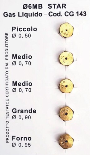 Ugelli per cucina gpl - gpl, 5