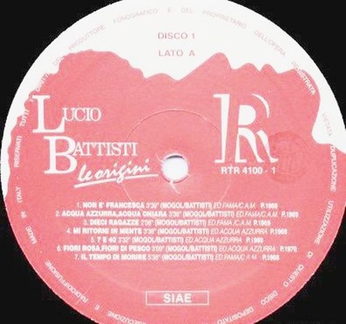 Lucio battisti le origini - lucio,