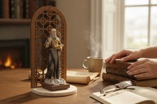 Statua San Benedetto cm 15 in