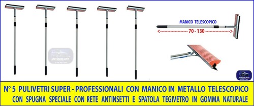 Pulivetri con manico - manico, in