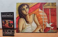 LUCIO RANUCCI "PARLANDO DI LIBERTA" DIPINTO SU TELA CM 30x40 CON AUTENTICA