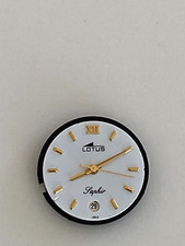 MAQUINARIA LOTUS ZAPHIR QUARTZ ,MOVIMIENTO SWISS 9 JEWELS.CAL.ETA 250.111.