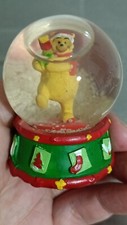 Winnie The Pooh Sfera Vetro Neve Boule De Neige Snow Ball  Vintage 7cm Palla