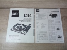 Bedienungsanleitung Dual 1214 Automatikspieler + Dual CDS 650