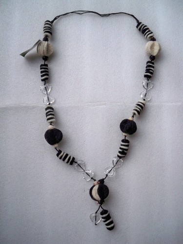 Collana lana cotta lunga - collana,