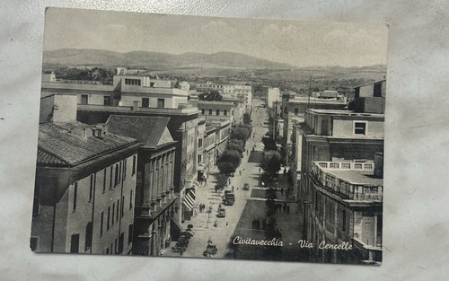 Cartolina civitavecchia via - cartolina,