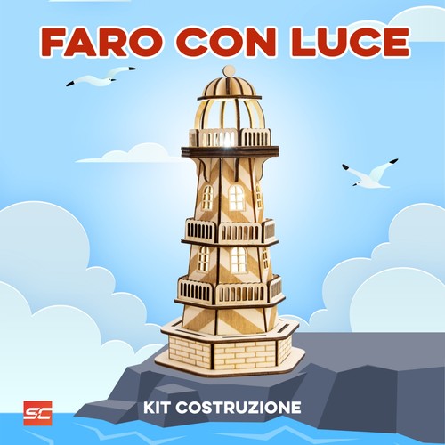 Faro con luci led incluse - -, kit