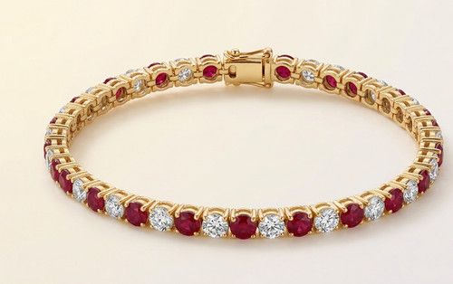 Bracciale tennis 7ct taglio - tennis,
