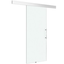 Homcom porta scorrevole vetro - porta,