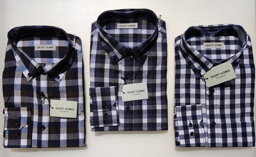 Camicia uomo quadri manica - camicia,