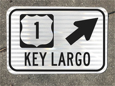 KEY LARGO FLORIDA cartello