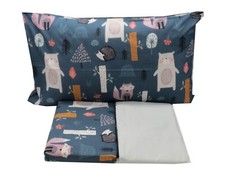 N5647 Completo letto-copriletto piazza e mezza "BLAD-(Foglia)" di Inhom