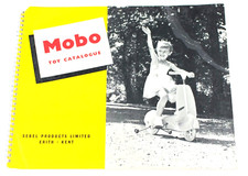 RARE VINTAGE MOBO RETAILERS SPIRAL BOUND CATALOGUE BOOK of TOYS c1959