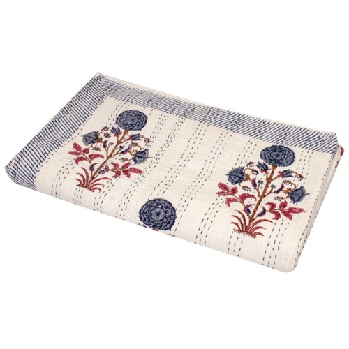 Trapunta kantha cotone king