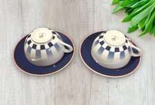 Set tazze e piattini Richard Ginori marchio nave passeggeri da collezione