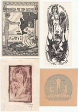 4 Exlibris Bookplate