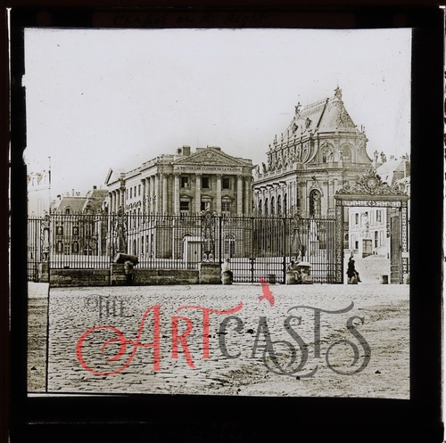 Magic lantern slide versaille - magic,