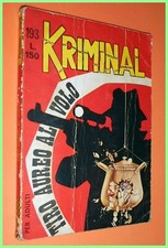 KRIMINAL N. 193 TIRO AUREO AL VOLO  ED. CORNO 1969