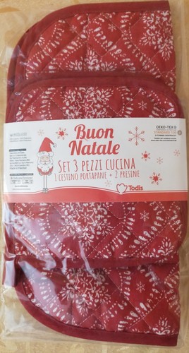 Set pezzi cucina - 3, natale