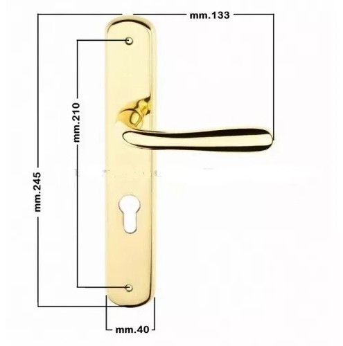 Coppia maniglia porte interne - coppia,