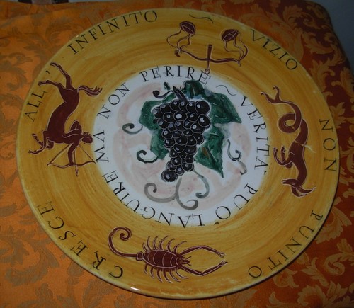 Piatto ceramica venezia yvan - ,