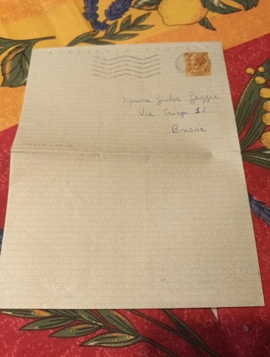 Biglietto postale con - biglietto,