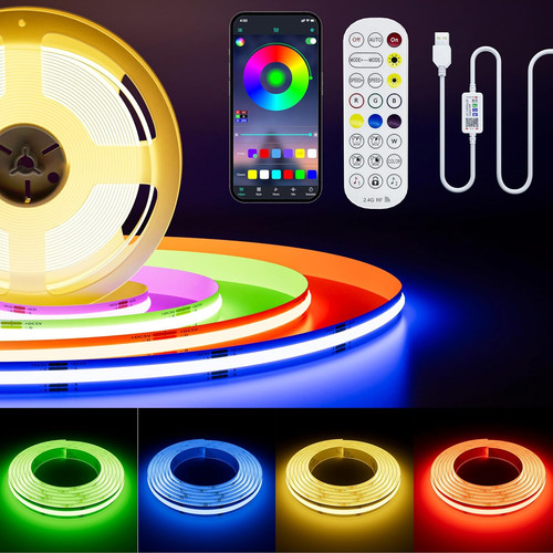 Usb rgb led striscia - usb, 5v
