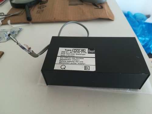 Pre amplificatore phono - amplificatore, dual